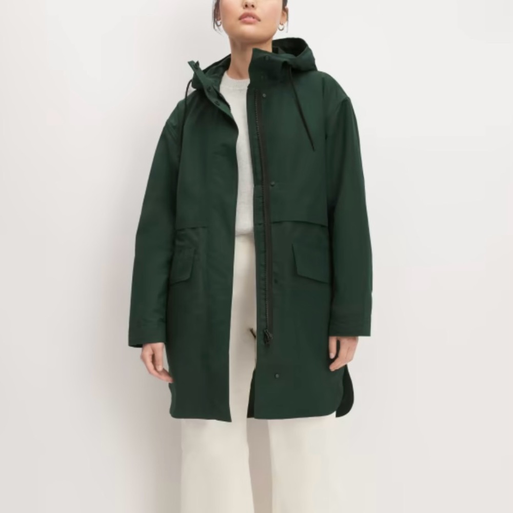 Everlane ReNew Anorak Green